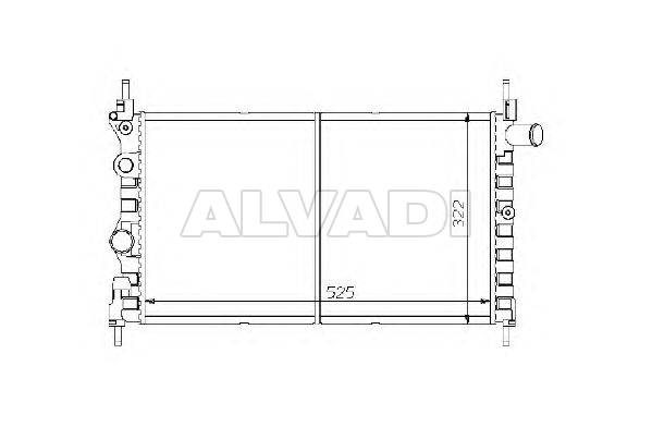 Радиатор опель кадет с чего подходит