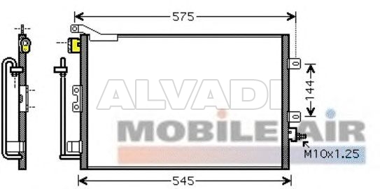 VALEO Air Conditioning Condenser For RENAULT CLIO 818165