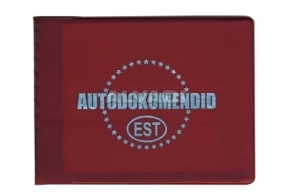 Car document covers red PVC