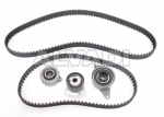 Pulley kit with timing belt